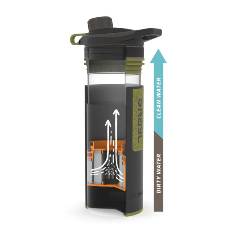 Grayl Geopress 24oz Water Purifier Bottle - Image 4